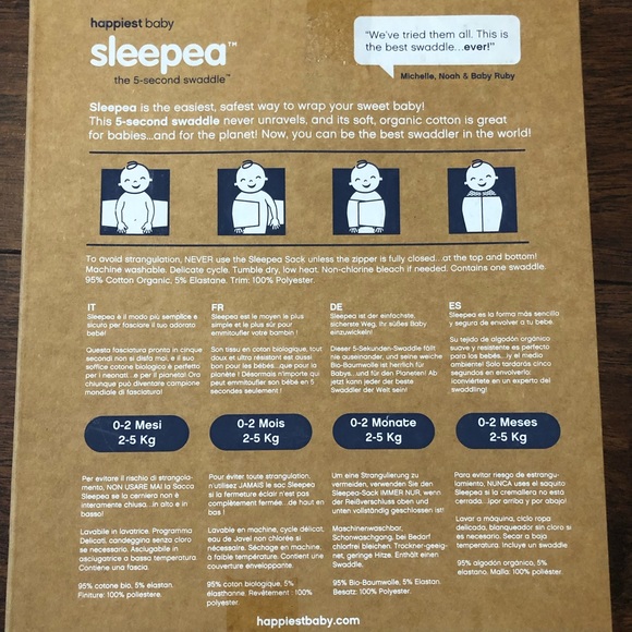 NEW sleepea baby swaddle - Picture 4 of 4